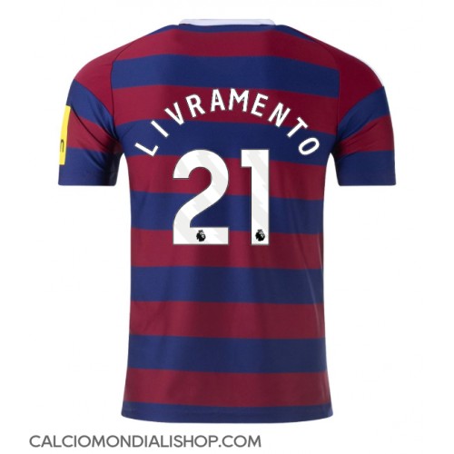 Maglie da calcio Newcastle United Tino Livramento #21 Seconda Maglia 2024-25 Manica Corta